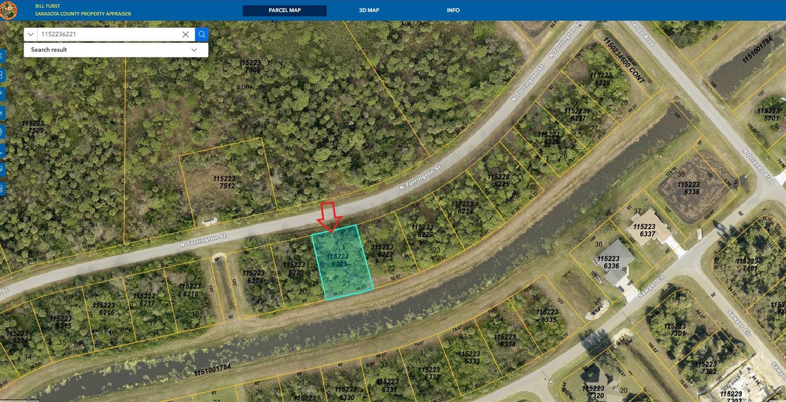 Lot 21 Blk 2382 N Torrington St, North Port, FL 34288