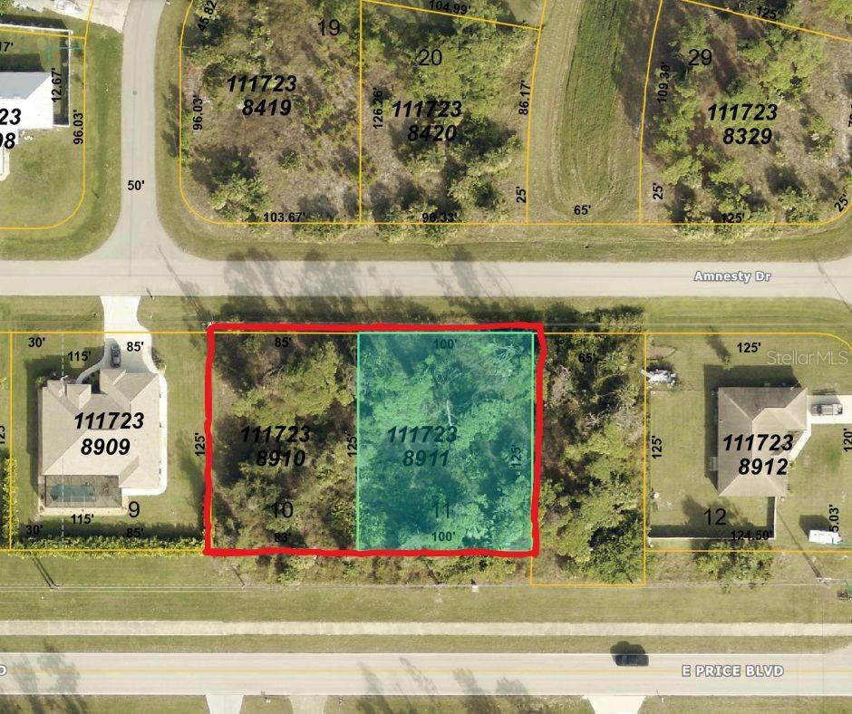 Lot 10 & 11 Amnesty Dr, North Port, FL 34288