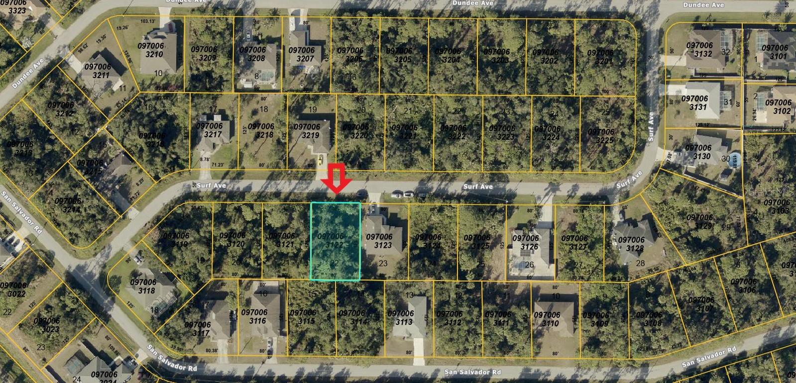 Surf Ave, North Port, FL 34291