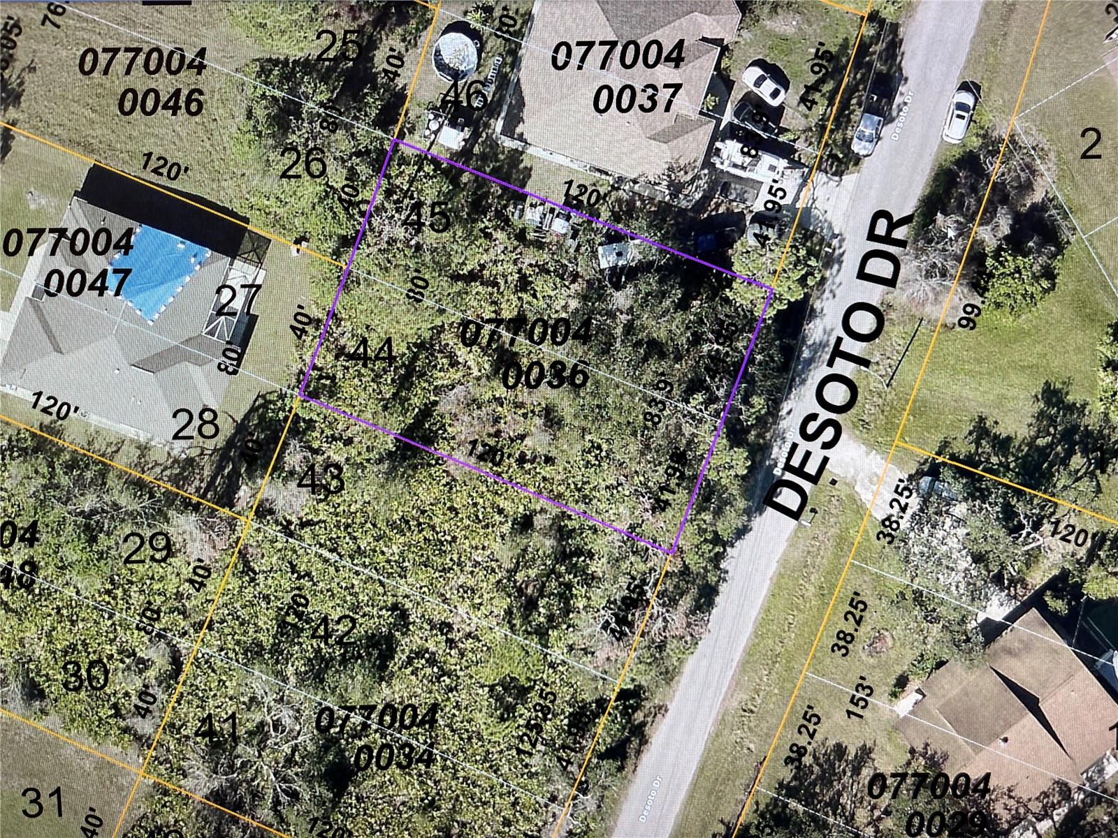 Lots 44 & 45 Desoto Dr, North Port, FL 34287